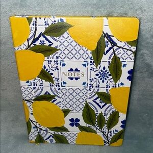 Gooseberry Moon Lemon Patterned Notes Journal